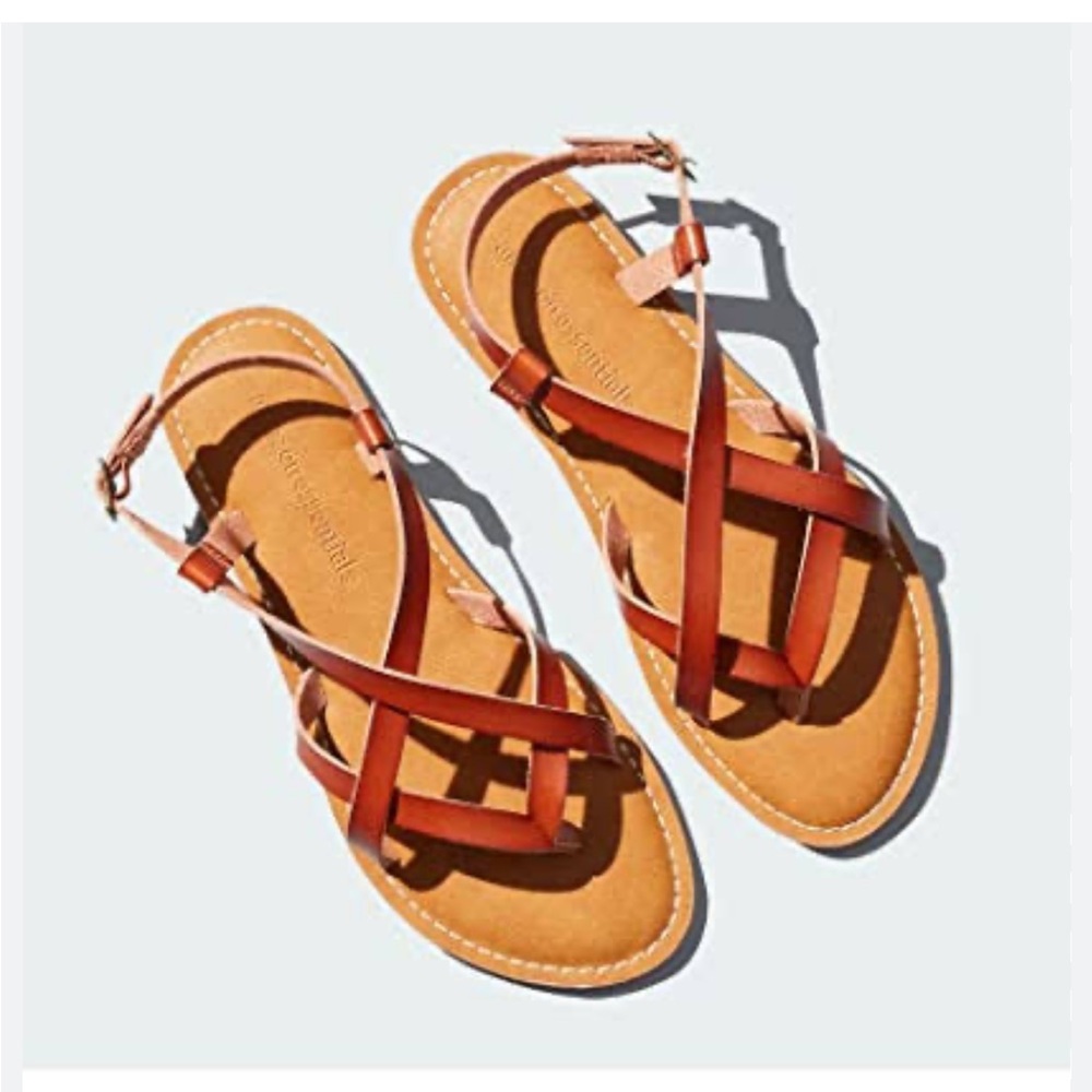 NWT Vegan Leather Sandals size 10